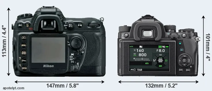 Comparison D200 or KP rear