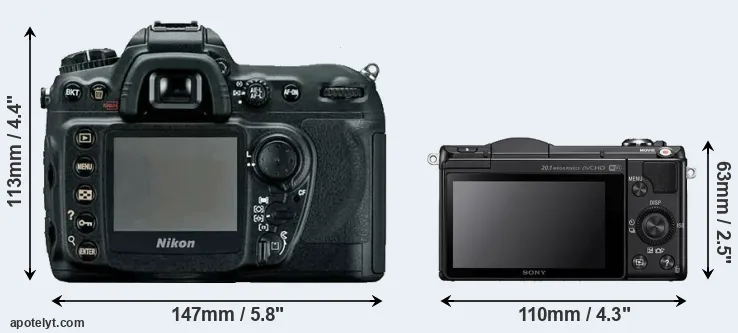 Comparison D200 or A5000 rear