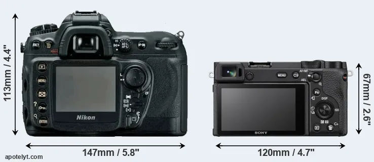 Comparison D200 or A6600 rear