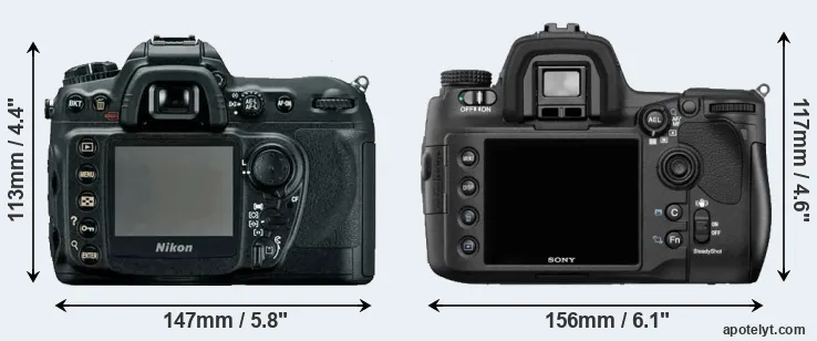 Comparison D200 or A850 rear
