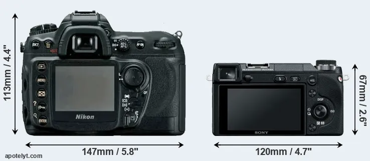 Comparison D200 or NEX-6 rear