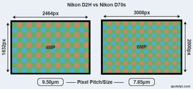 D2H versus D70s MP