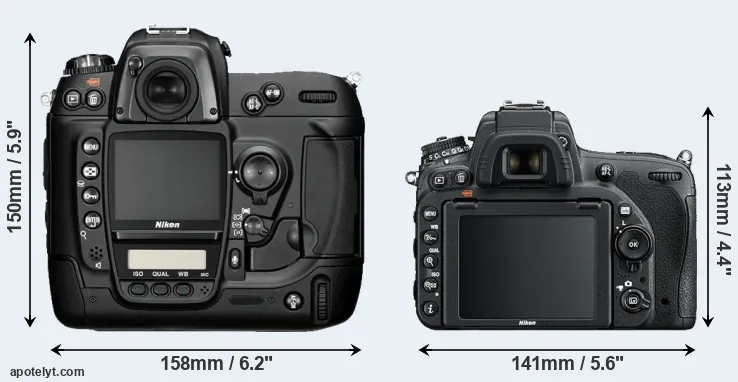 Comparison D2H or D750 rear