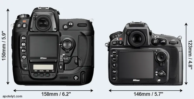 Comparison D2H or D800E rear