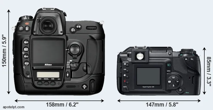 Comparison D2H or E-300 rear