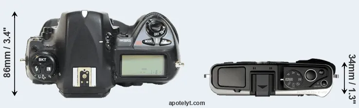 Compare D2H versus E-P3 top