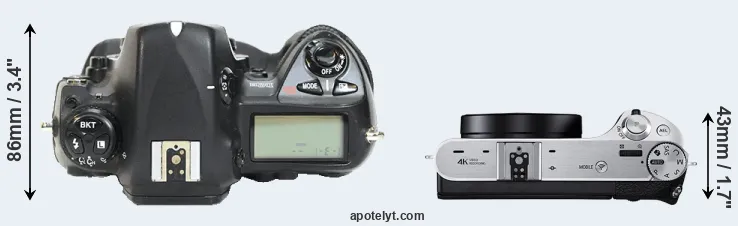 Compare D2H versus NX500 top