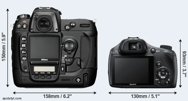 Comparison D2H or HX400V rear