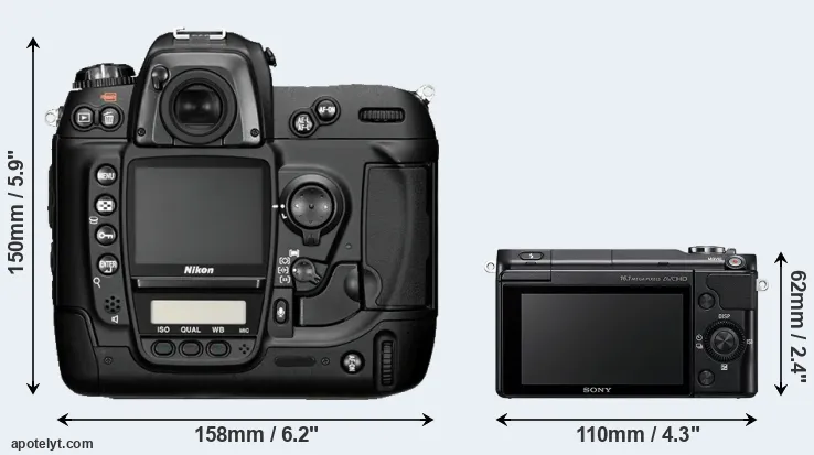 Comparison D2H or NEX-3N rear