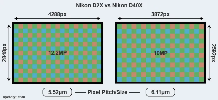 D2X versus D40X MP