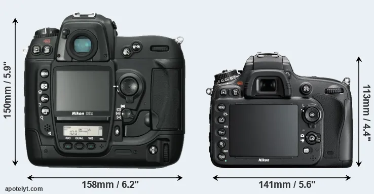 Comparison D2X or D600 rear