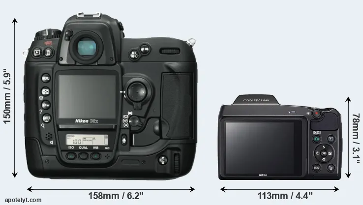Comparison D2X or L840 rear