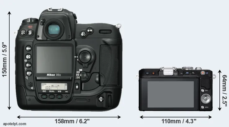 Comparison D2X or E-PL3 rear