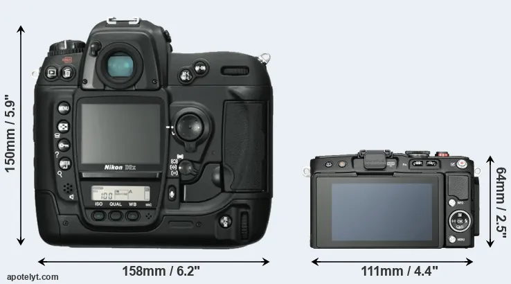 Comparison D2X or E-PL6 rear