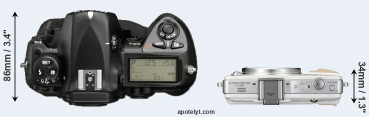Compare D2X versus E-PM2 top