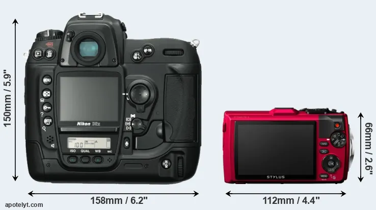 Comparison D2X or TG-4 rear