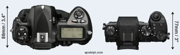 Compare D2X versus G7 top