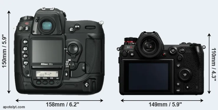Comparison D2X or S1R rear