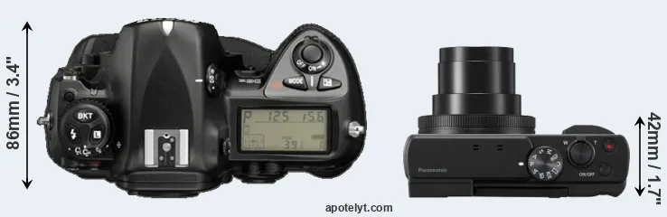 Compare D2X versus ZS80 top