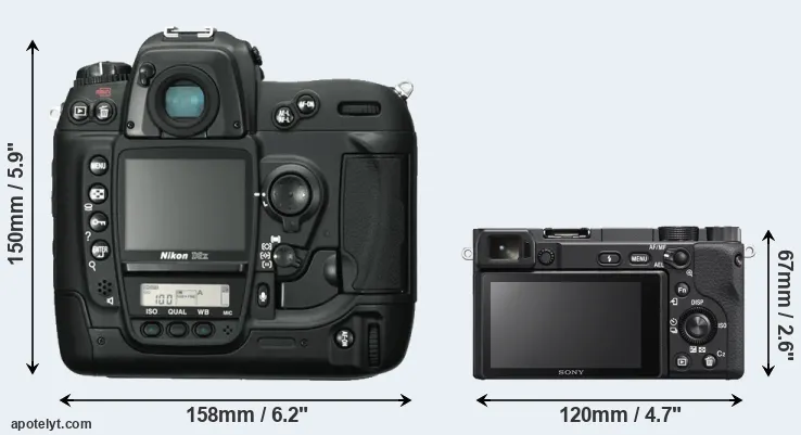 Comparison D2X or A6400 rear