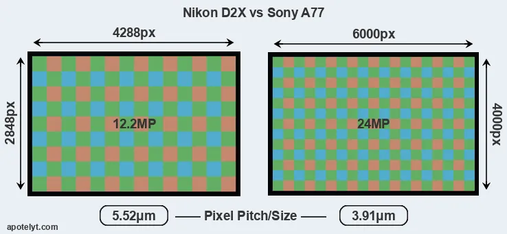 D2X versus A77 MP