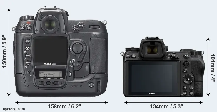 Comparison D2Xs or Z7 rear