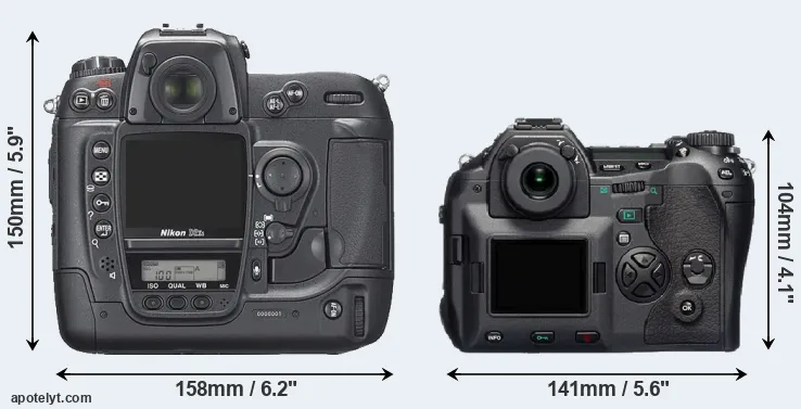 Comparison D2Xs or E-1 rear