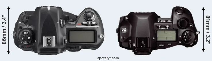 Compare D2Xs versus E-1 top