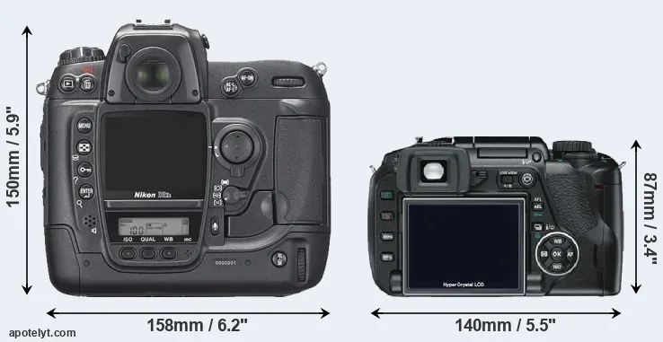 Comparison D2Xs or E-330 rear