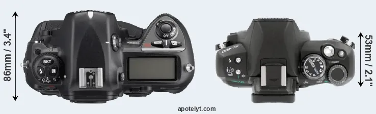Compare D2Xs versus E-400 top