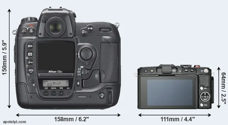 Comparison D2Xs or E-PL6 rear