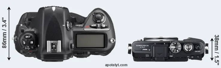 Compare D2Xs versus E-PL7 top