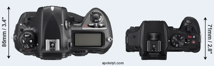 Compare D2Xs versus G6 top
