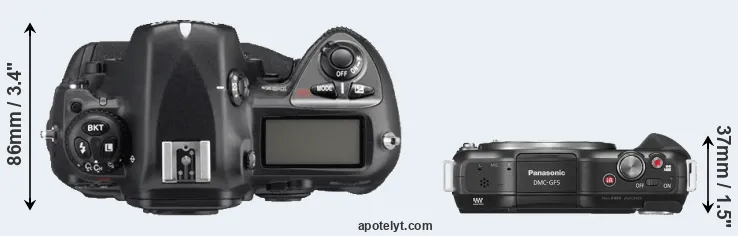 Compare D2Xs versus GF5 top