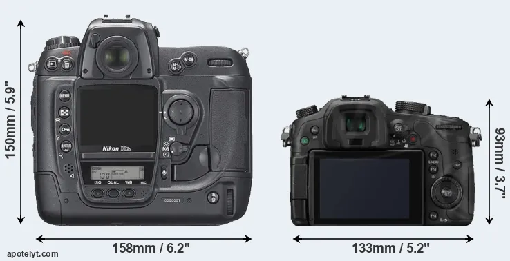 Comparison D2Xs or GH3 rear