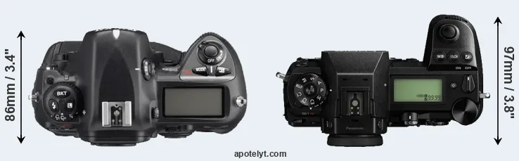 Compare D2Xs versus S1R top