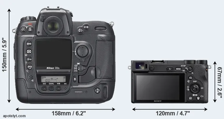 Comparison D2Xs or A6500 rear