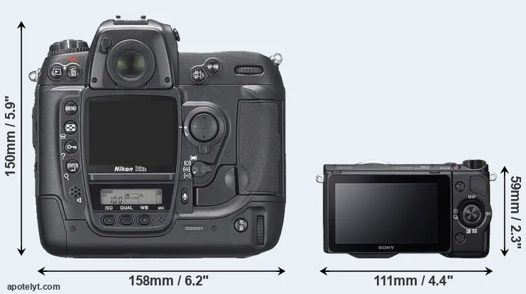 Comparison D2Xs or NEX-5R rear