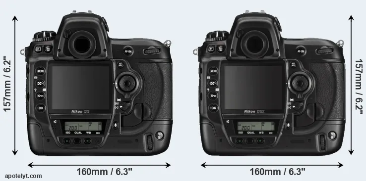 Comparison D3 or D3X rear
