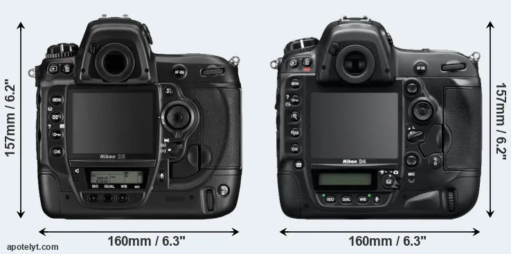 Comparison D3 or D4 rear