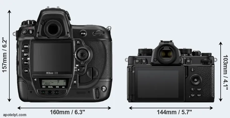 Comparison D3 or Zf rear