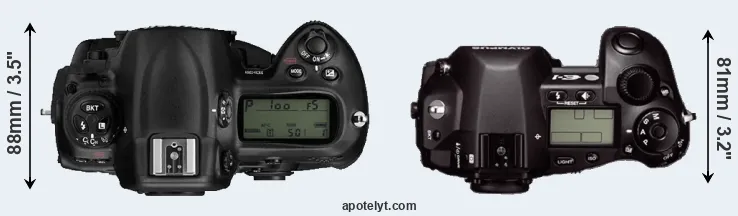 Compare D3 versus E-1 top