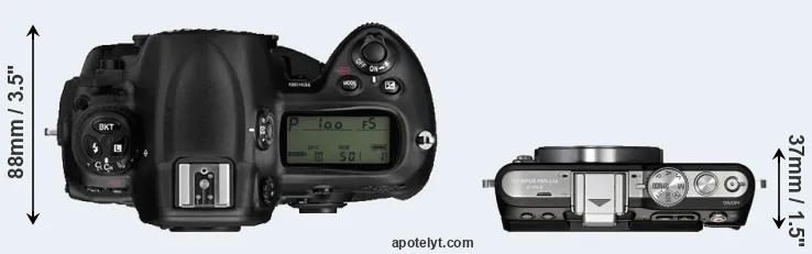 Compare D3 versus E-PL3 top