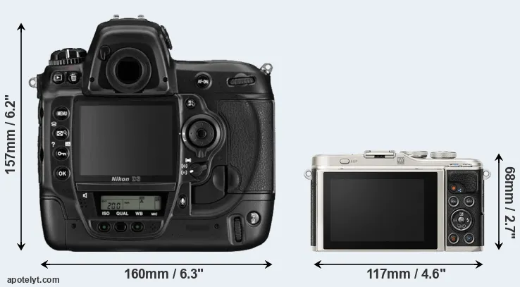 Comparison D3 or E-PL9 rear