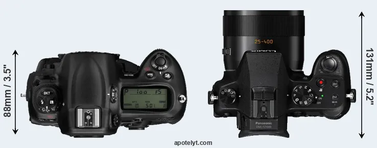 Compare D3 versus FZ1000 top