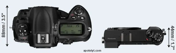 Compare D3 versus GX80 top
