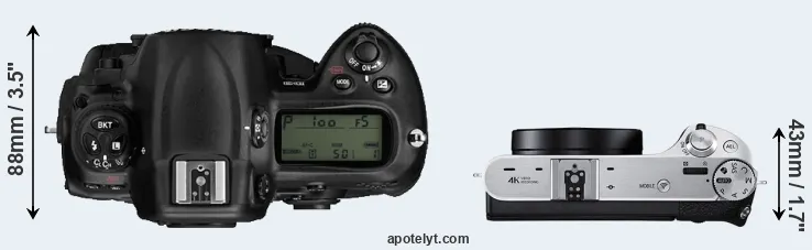 Compare D3 versus NX500 top