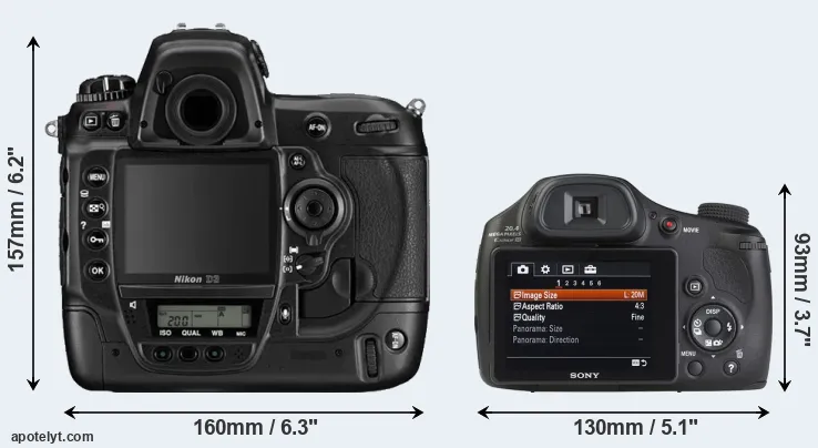 Comparison D3 or HX350 rear
