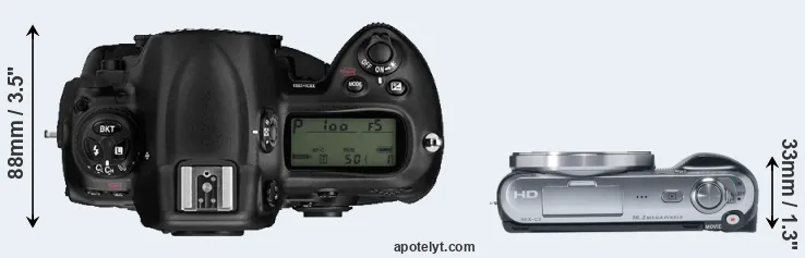 Compare D3 versus NEX-C3 top