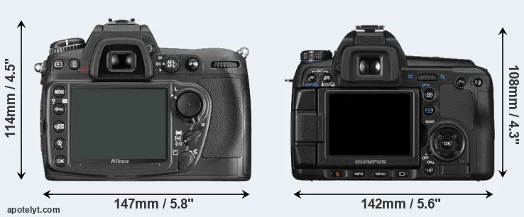 Comparison D300 or E-30 rear